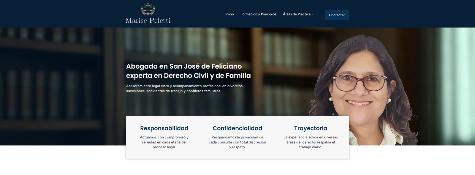 Sitio Abogada Marise Peletti